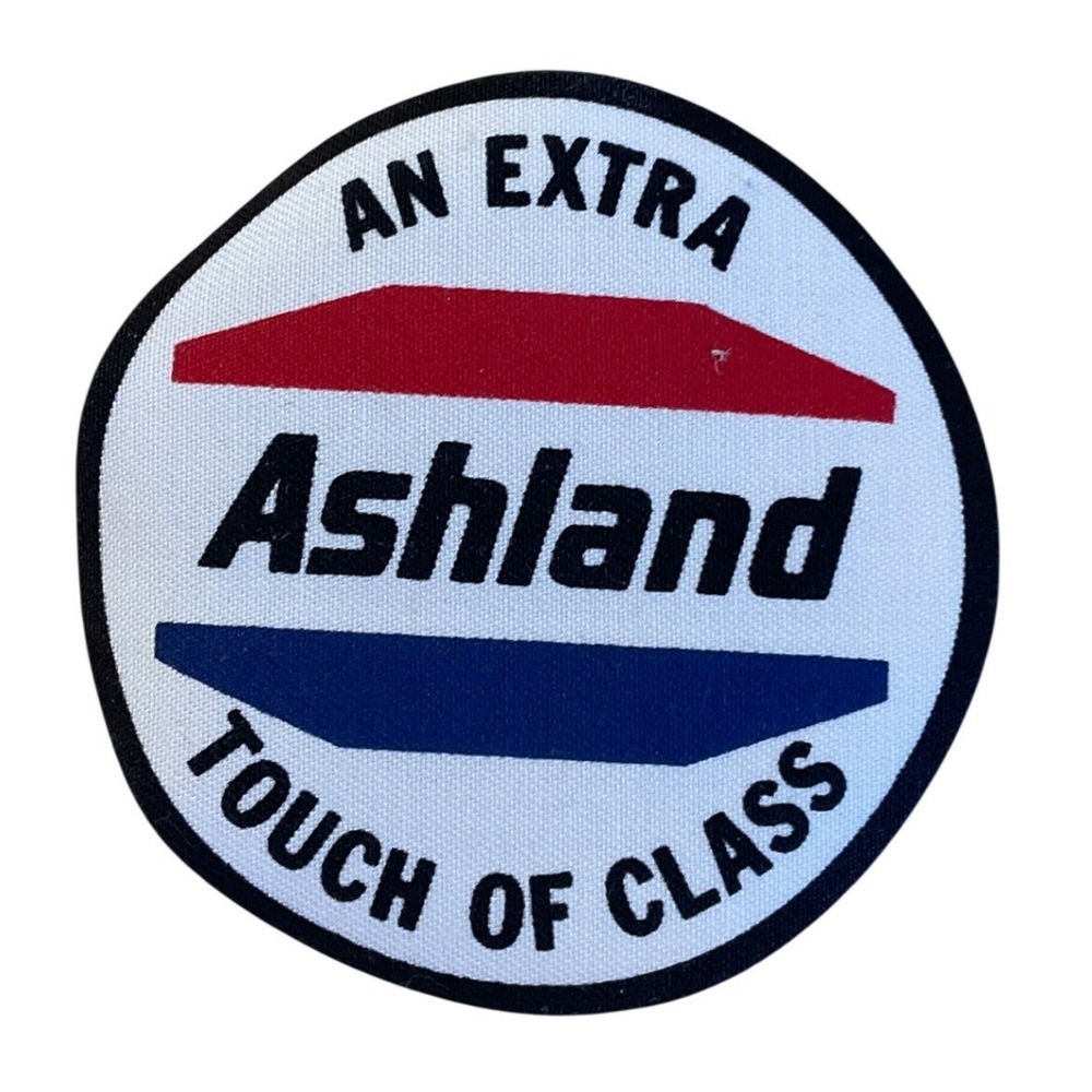 Vintage Ashland Patch Oil Gas Station Americana Retro Workwear Trucker Accessory
